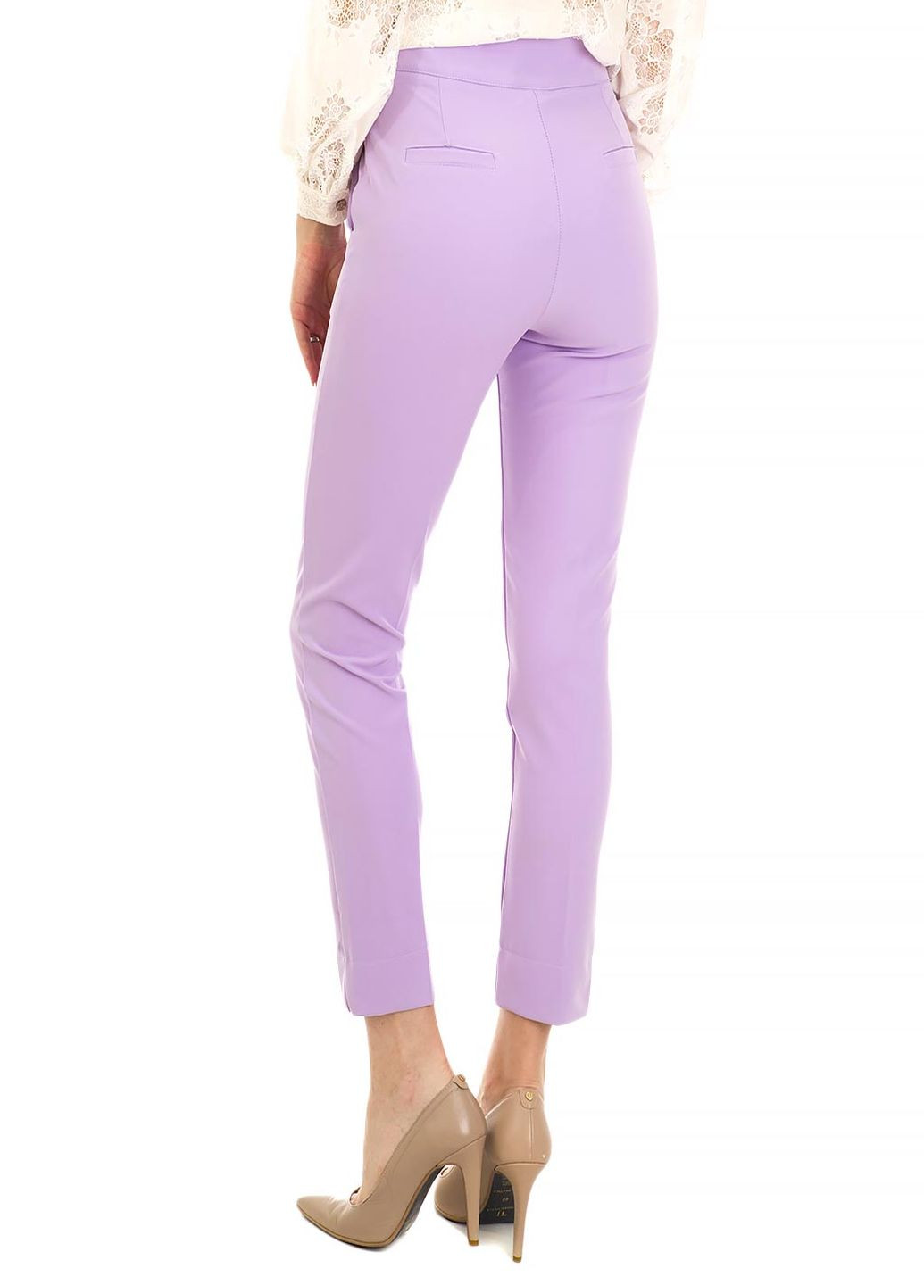 Фиолетовые летние брюки Miss Miss
