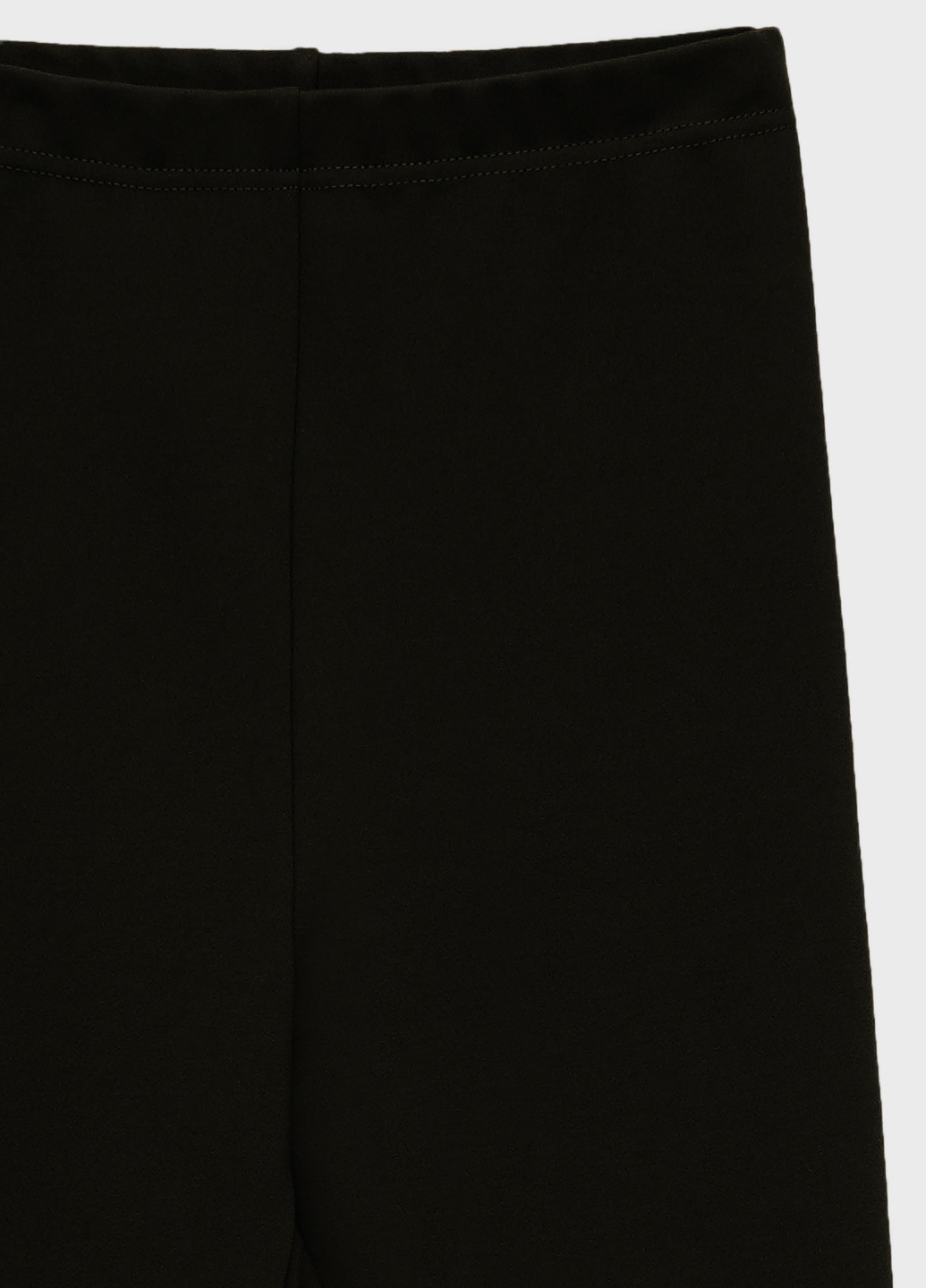 Черные демисезонные леггинсы женские на флисе со штрипками KASTA design