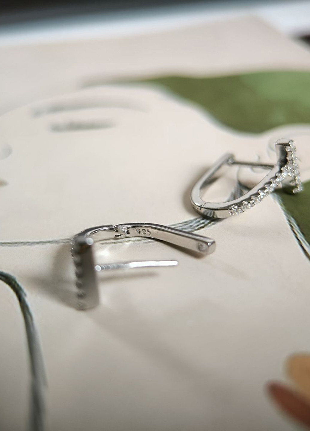 Сережки Silver Flame (350941248)