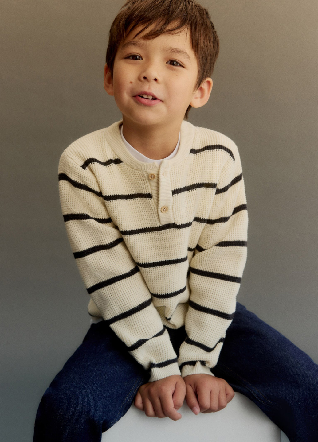 Светло-бежевый демисезонный джемпер джемпер H&M