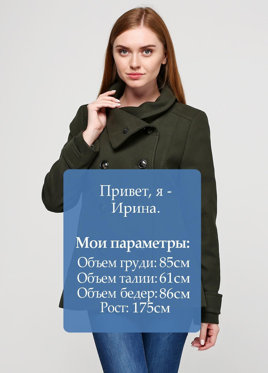 Зелене демісезонне Пальто піджак H&M
