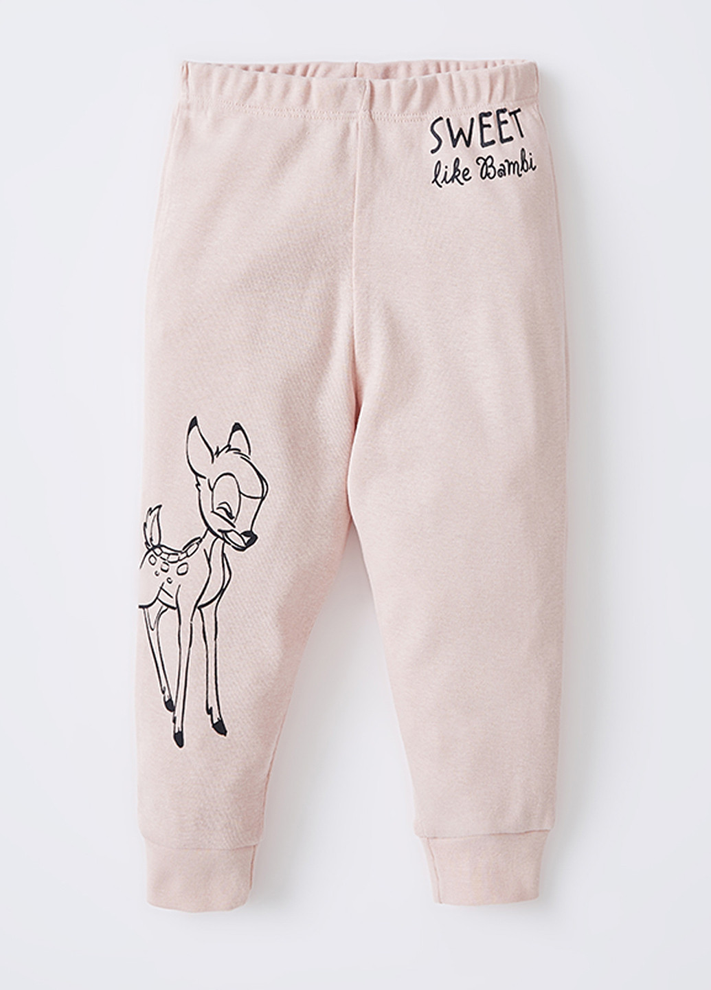Светло-розовая всесезон пижама (лонслів, брюки) лонгслив + брюки DeFacto