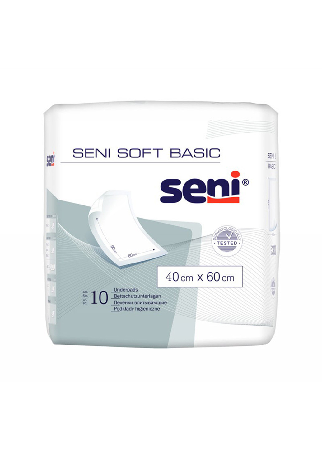 Гигиенические пеленки Soft Basic 40х60 10 шт. Seni (221115024)