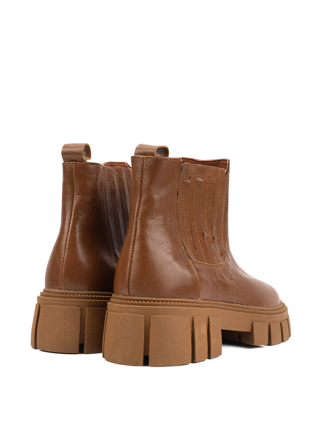 Зимние ботинки челси El passo на тракторной подошве