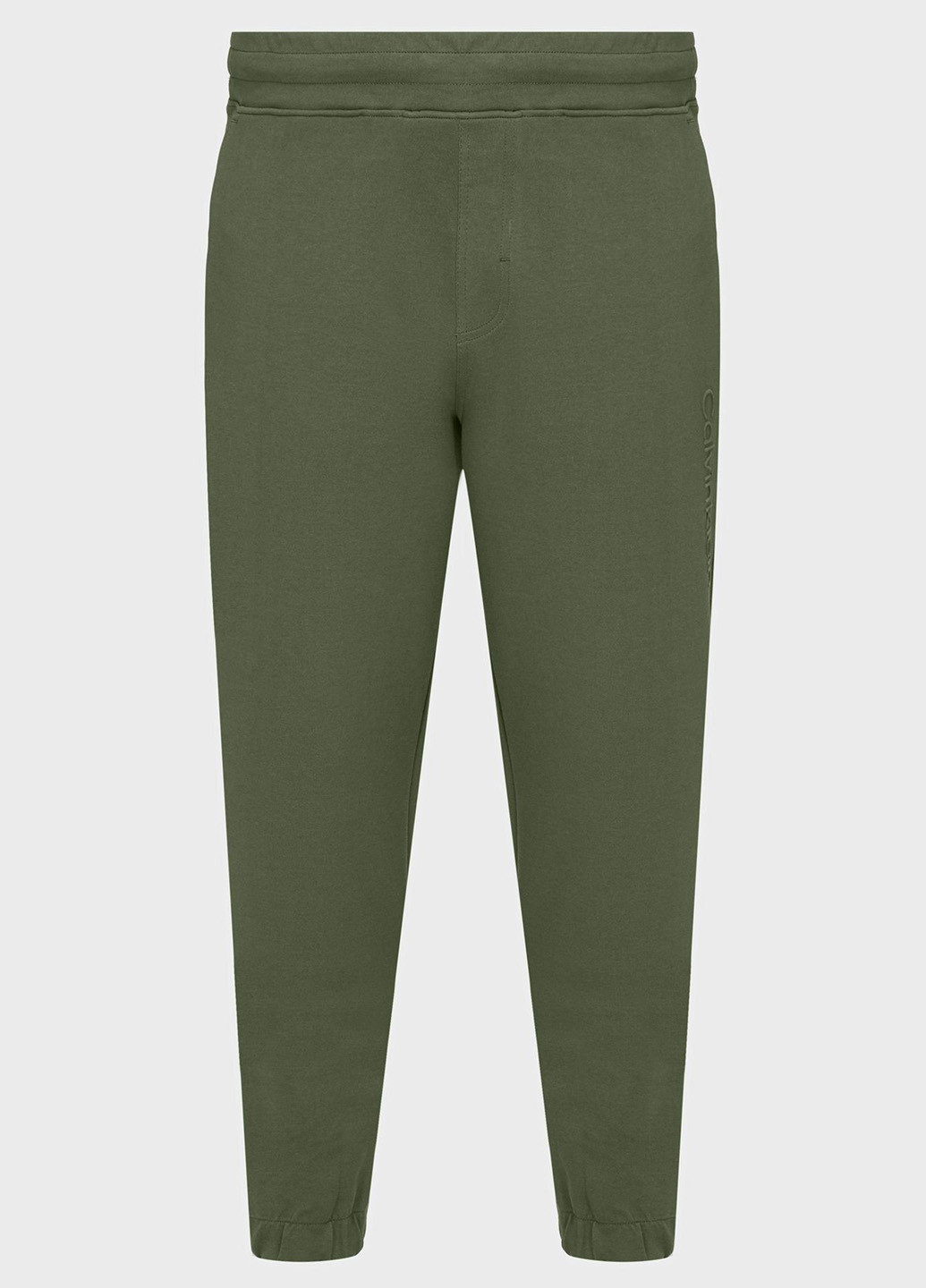 Оливковые кэжуал демисезонные джоггеры брюки Calvin Klein