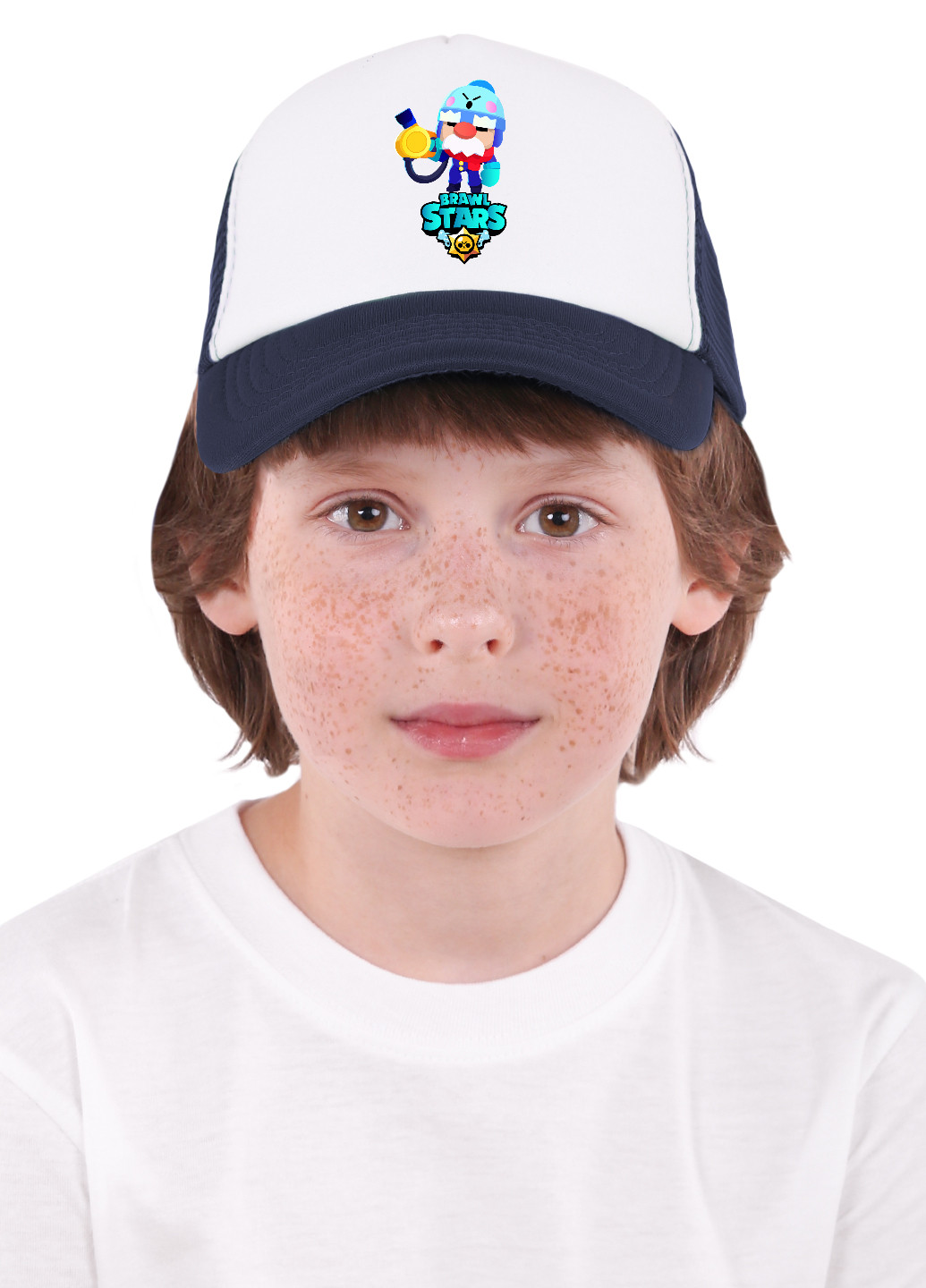 Кепка Тракер детская Гейл Гэйл Бравл Старс (Gale Brawl Stars) (33404-1630) MobiPrint (220769805)