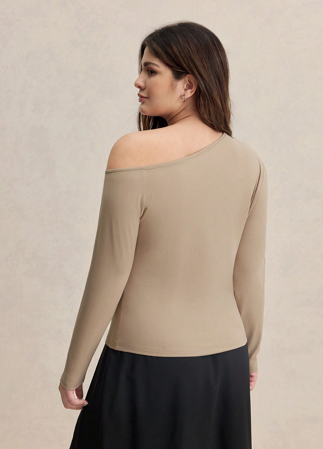 Хаки блуза SHEIN