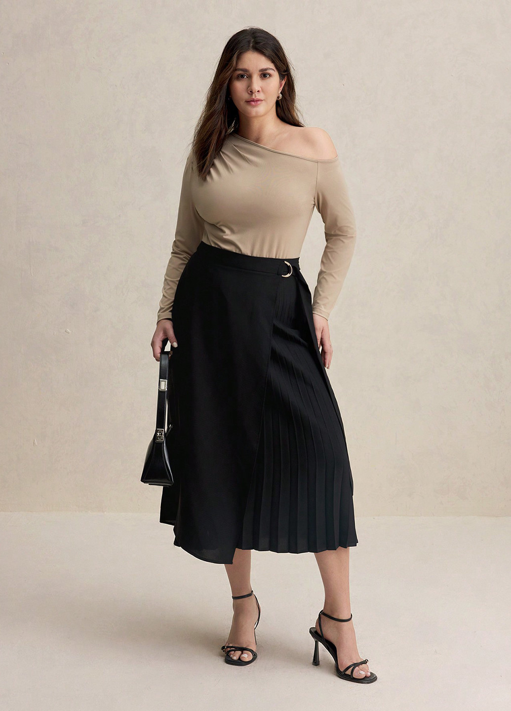 Хаки блуза SHEIN