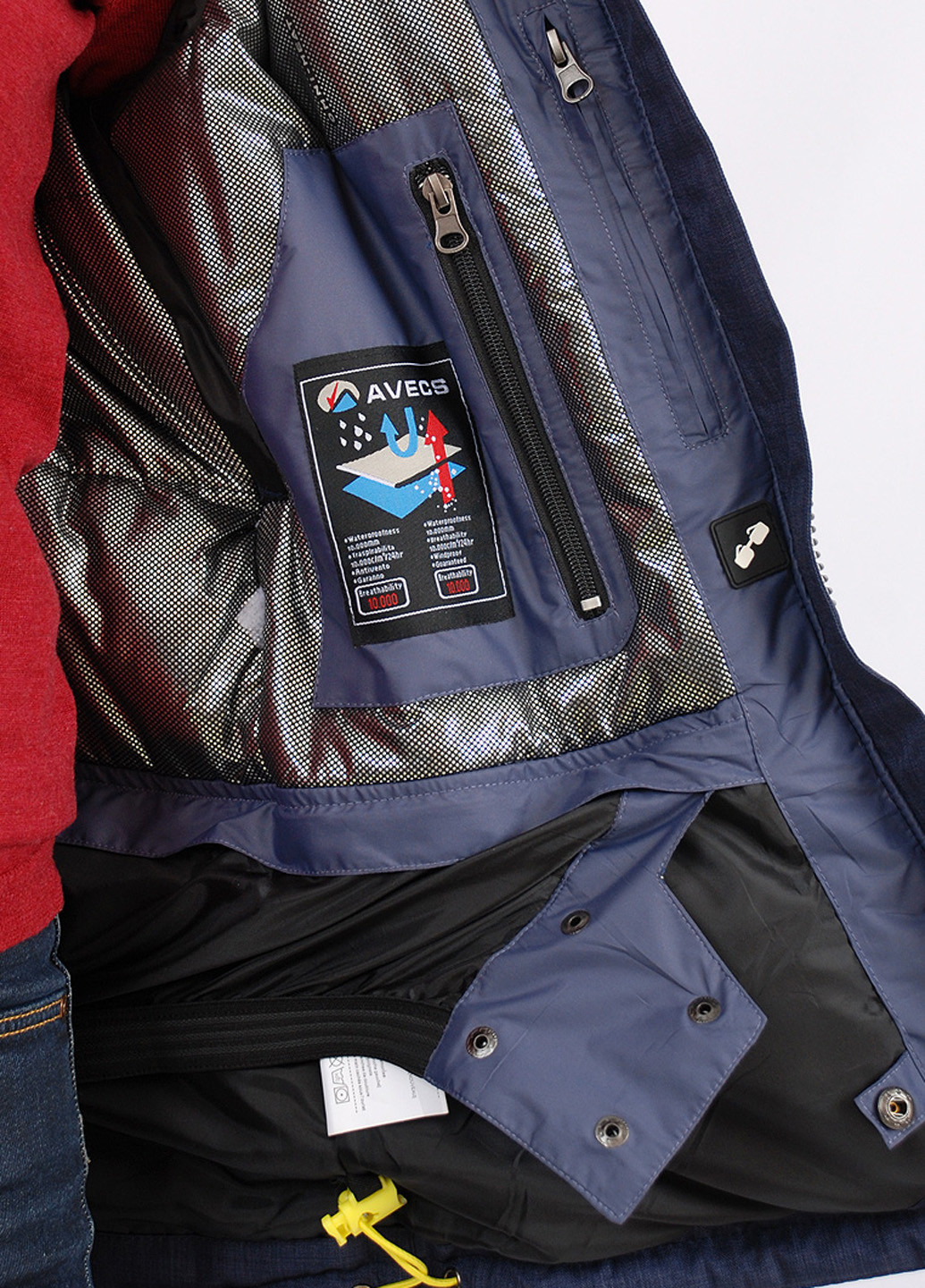 Темно-синя зимня куртка Avecs