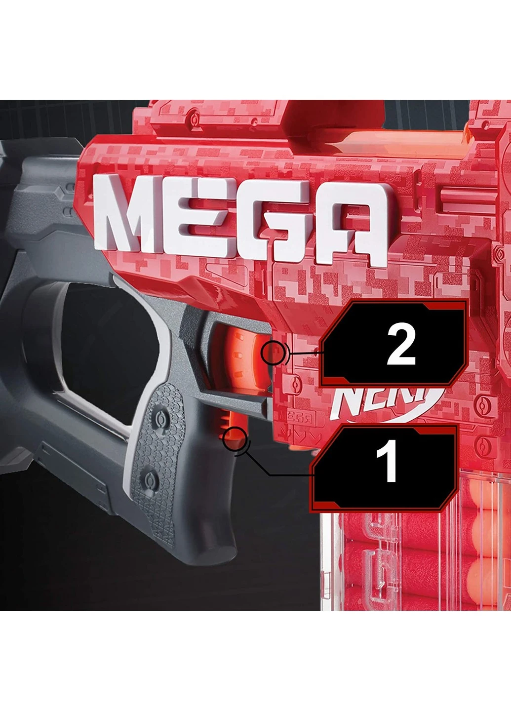 Бластер Mega Motostryke Blaster Мега Мотострайк (E6473) Nerf (255254479)