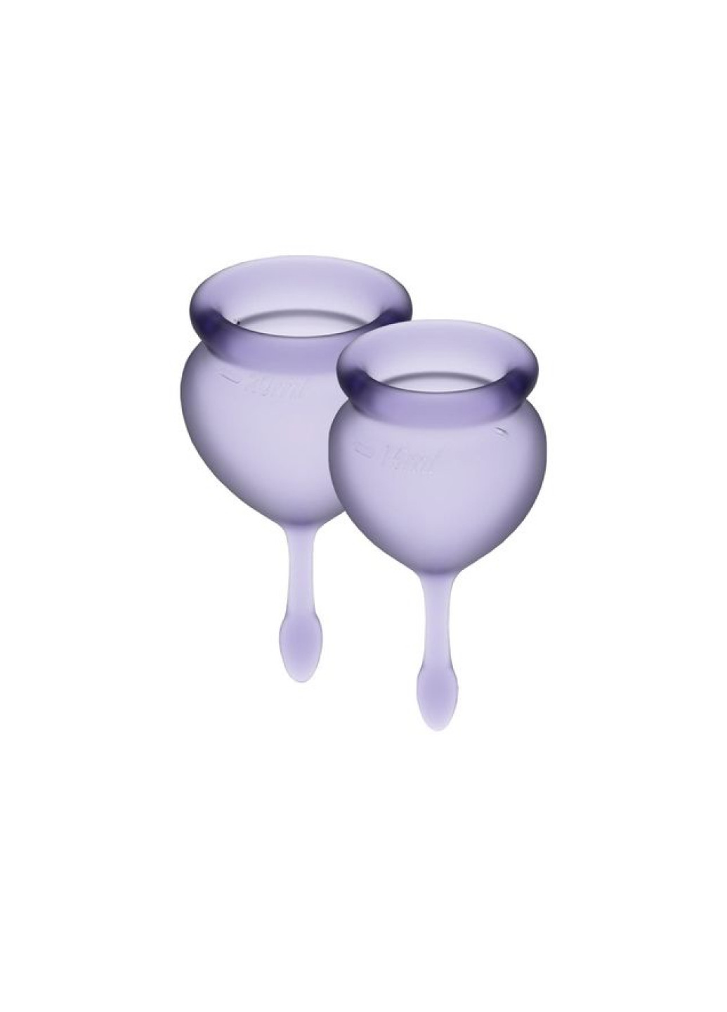 Набір менструальних чаш Feel Good (lila), 15мл та 20мл, мішечок для зберігання Satisfyer (252011938)