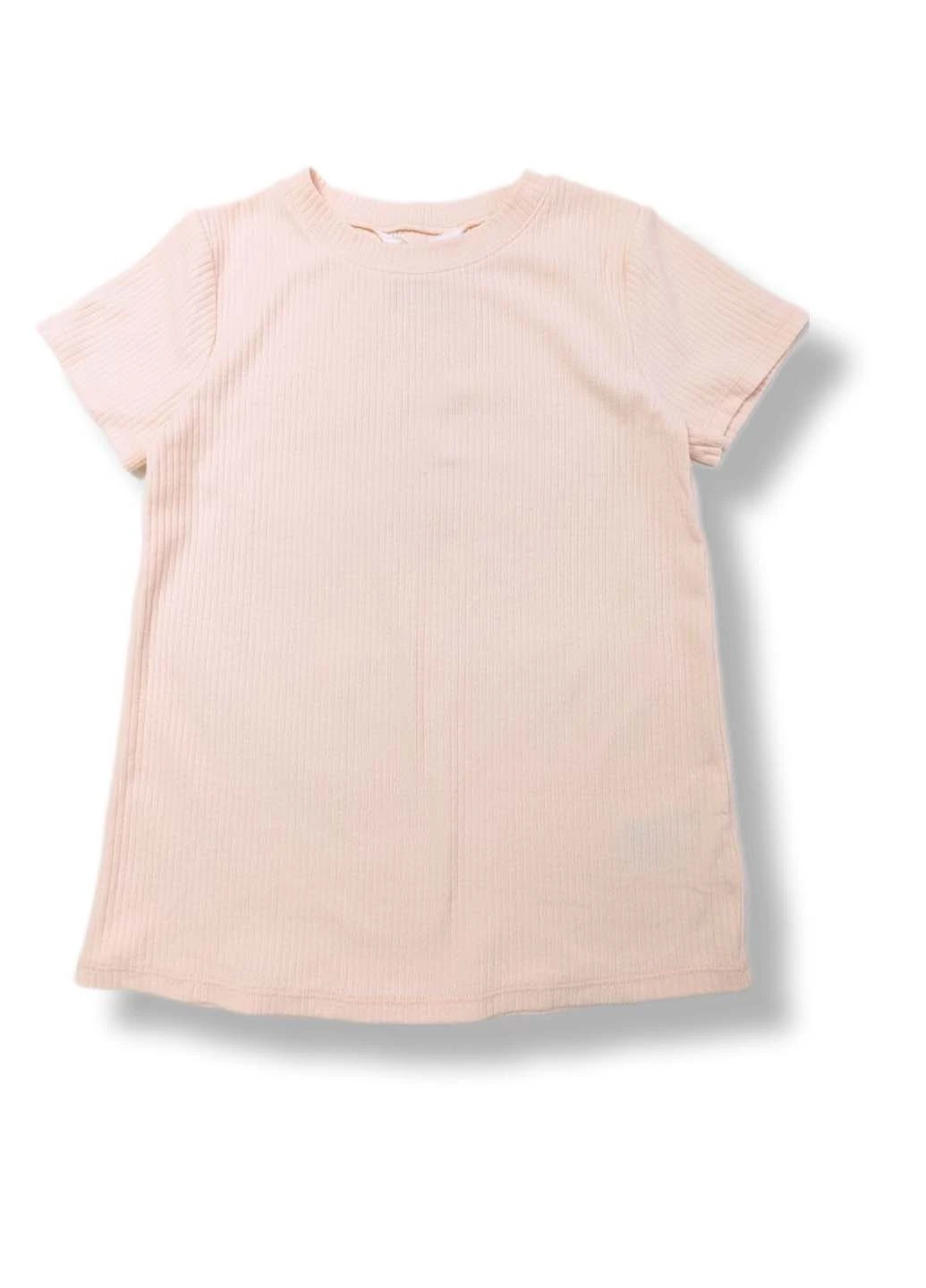 Светло-розовая летняя футболка H&M