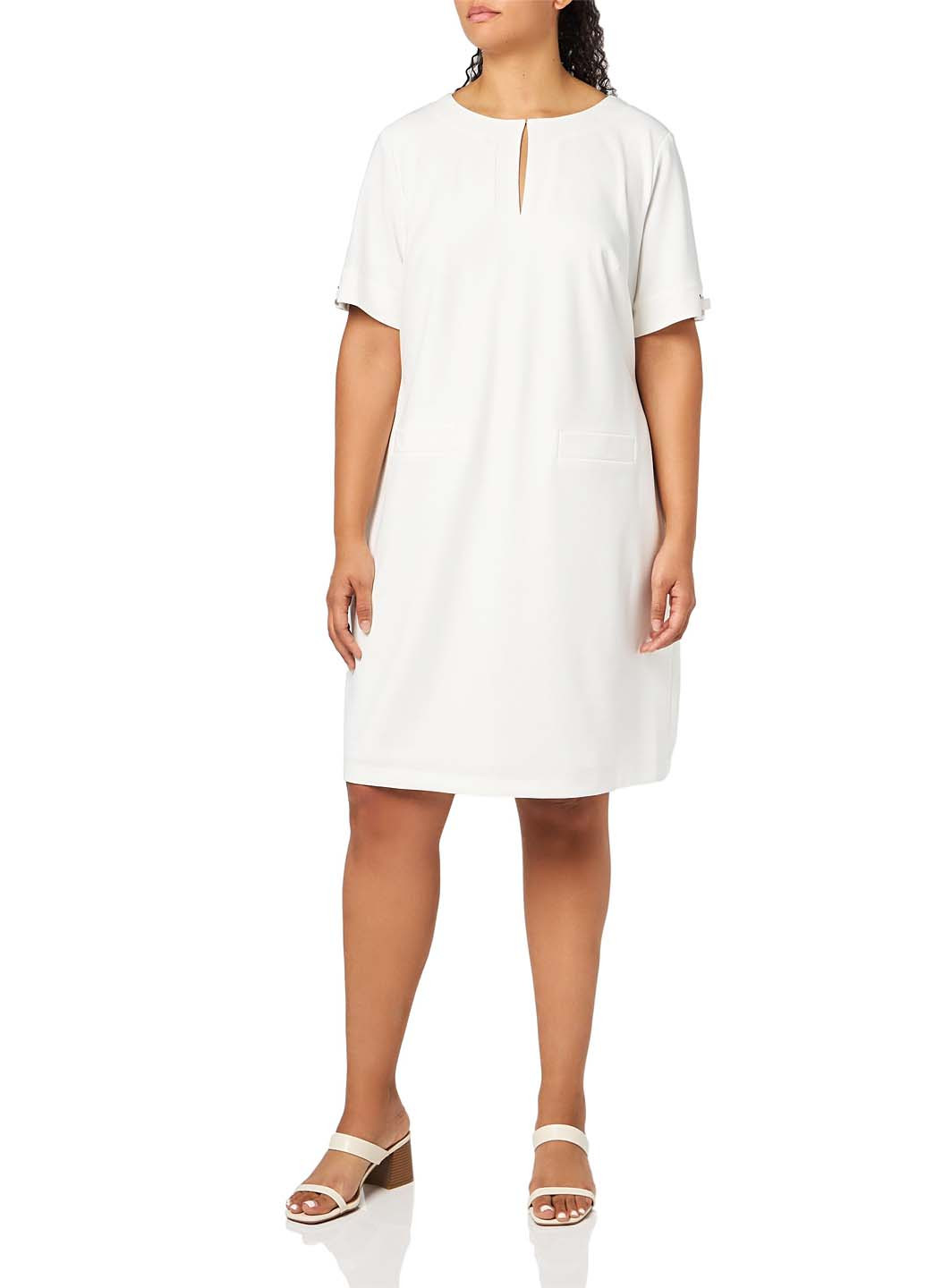 Молочна кежуал сукня а-силует Tommy Hilfiger однотонна