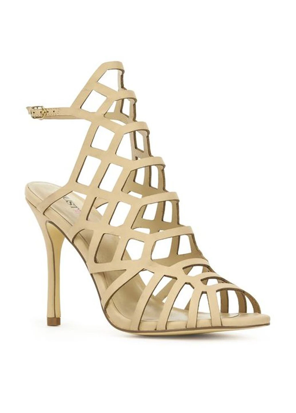Бежевые босоножки JustFab с ремешком