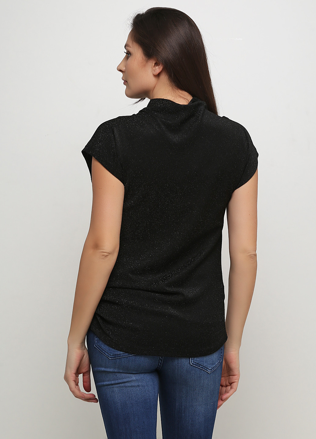 Черная летняя блуза Friendtex