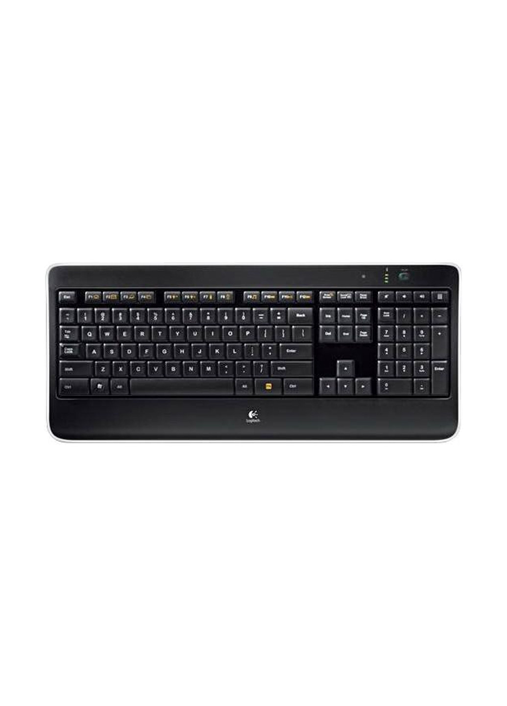 Беспроводная клавиатура с подсветкой - EER - русская раскладка Logitech k800 (133393529)