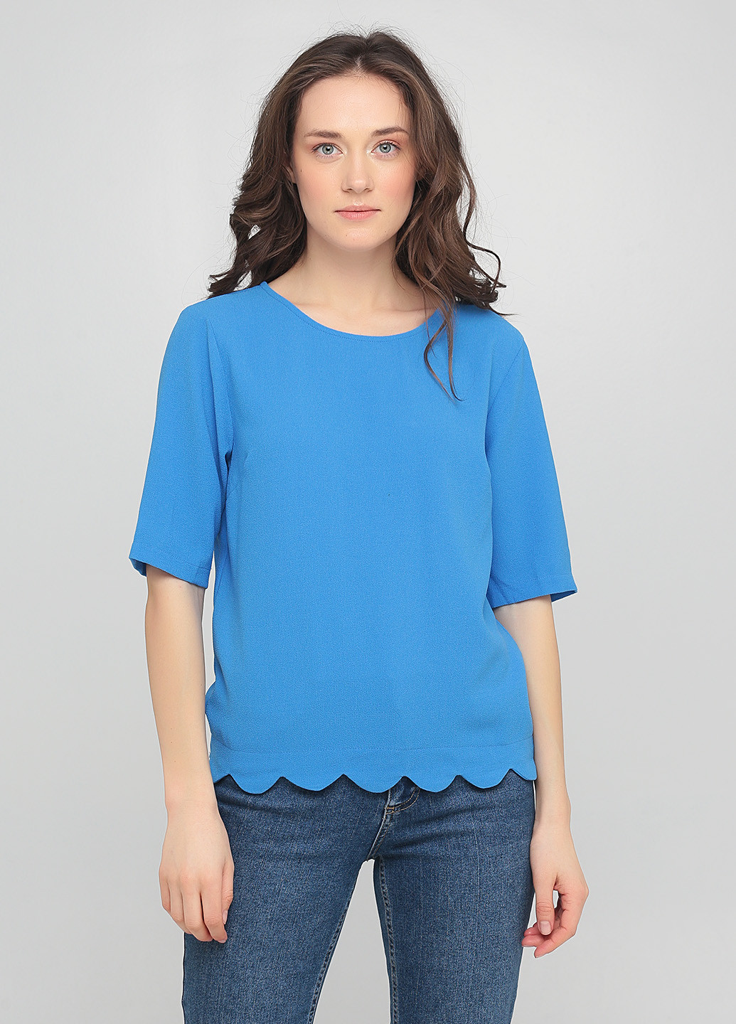 Світло-синя літня блуза New Look