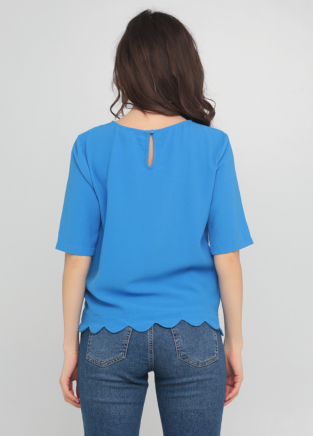 Светло-синяя летняя блуза New Look