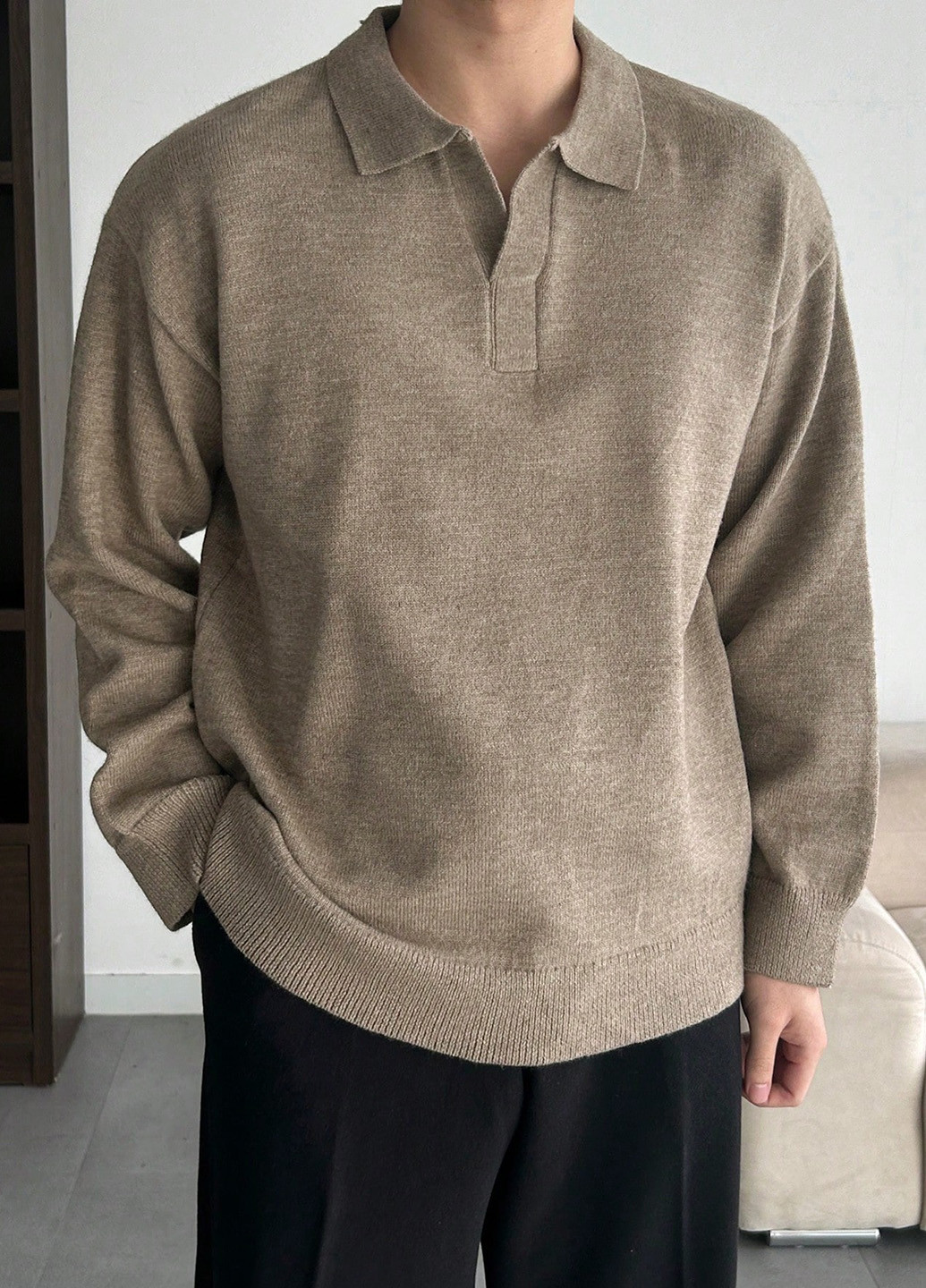 Пісочний демісезонний светр SHEIN