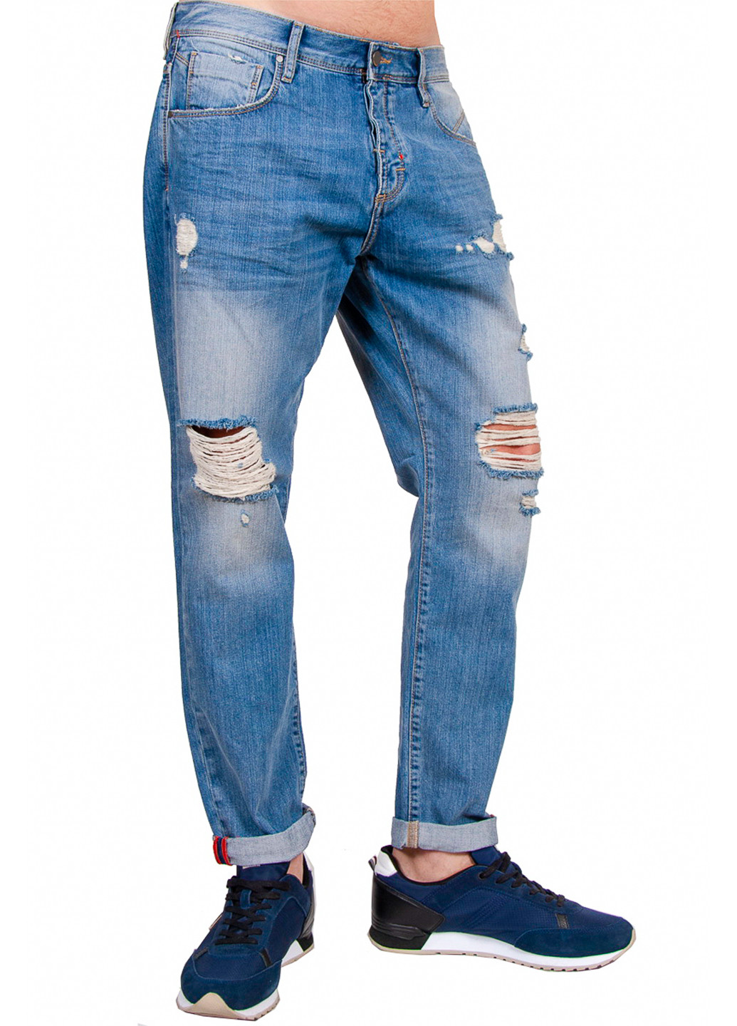 Синие летние джинсы Antony Morato