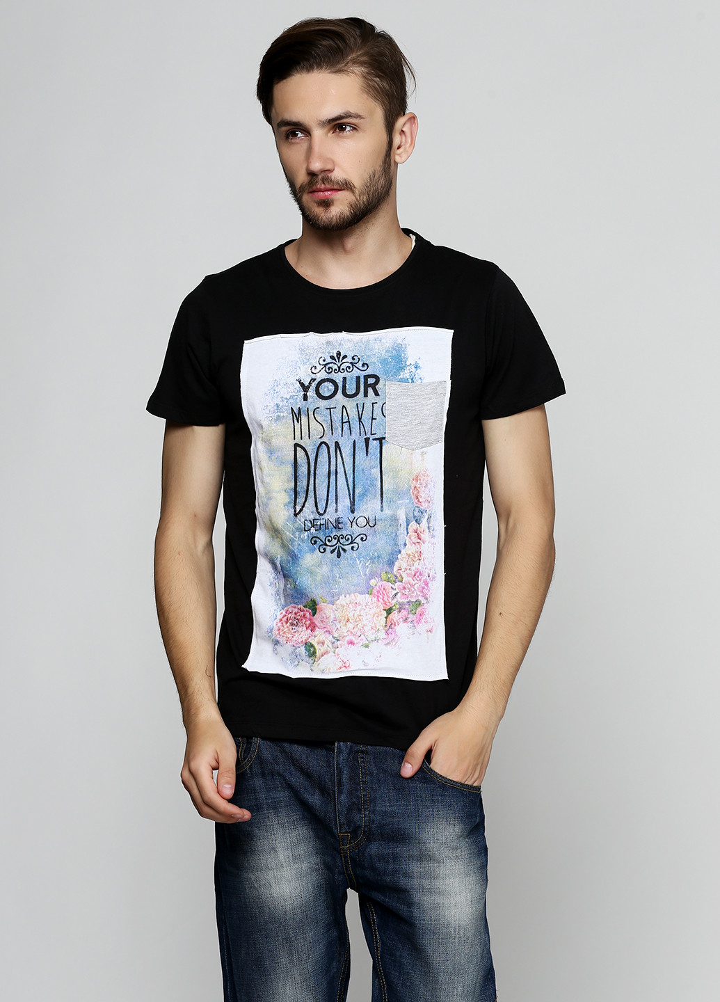 Чорна футболка Sottotono