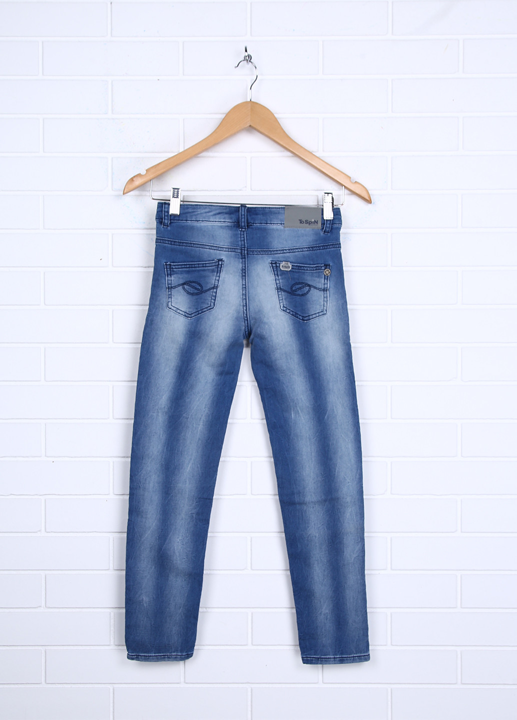 Синие демисезонные со средней талией джинсы Silvian Heach