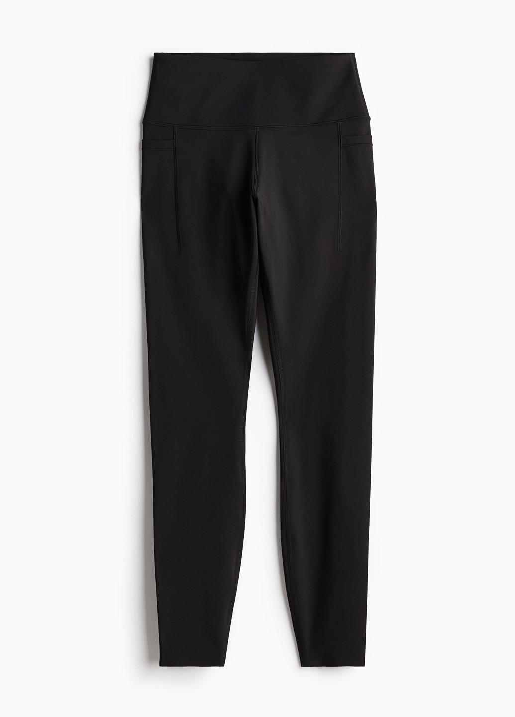 Черные демисезонные леггинсы H&M