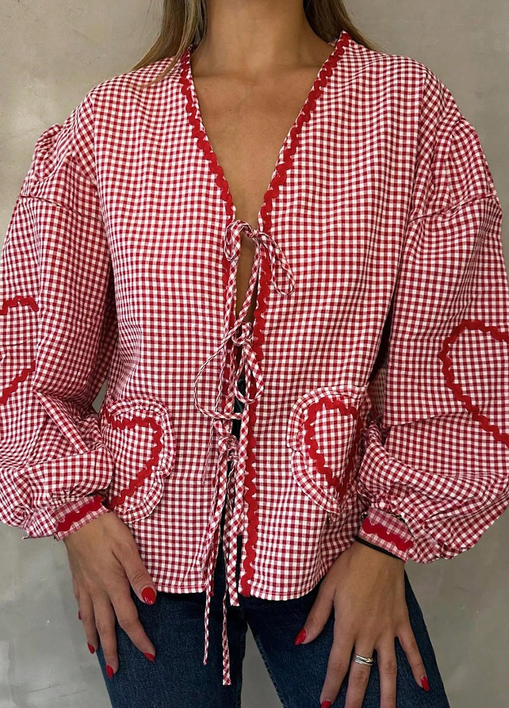 Червона блуза SHEIN