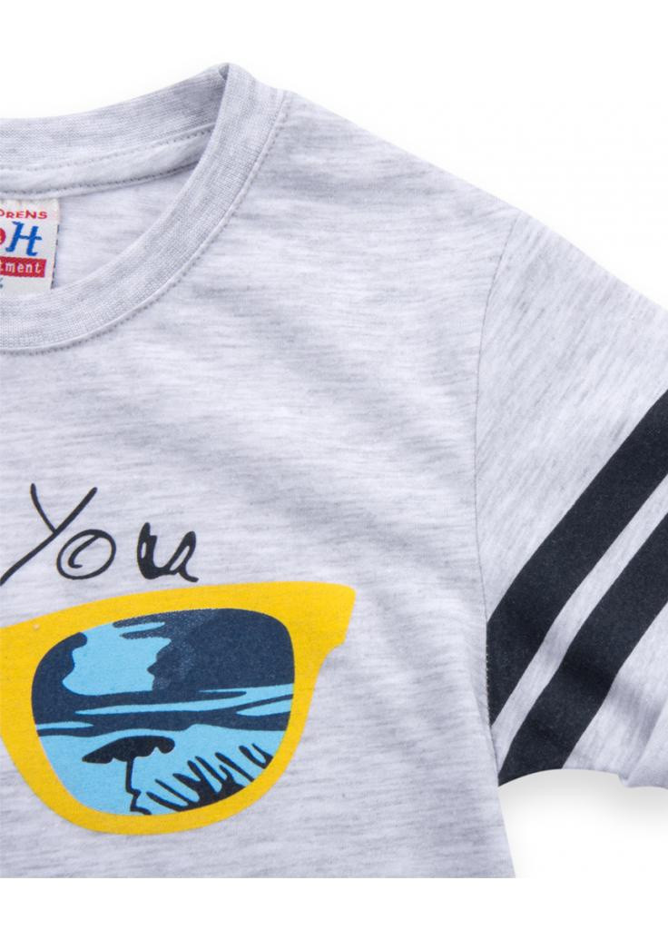 Синий летний костюм десткий с очками (8776-92b-gray) E&H