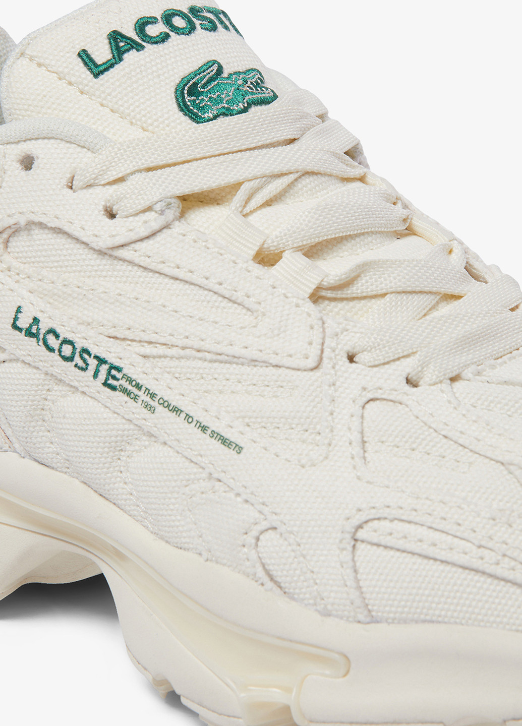 Кроссовки Lacoste молочные демисезоны (363619951)