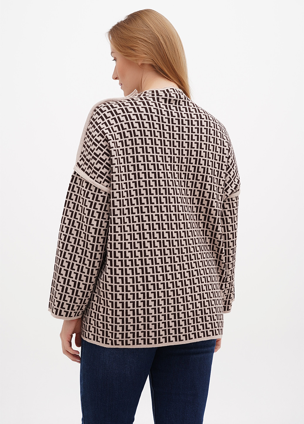 Бежевый демисезонный свитер Kiss Me