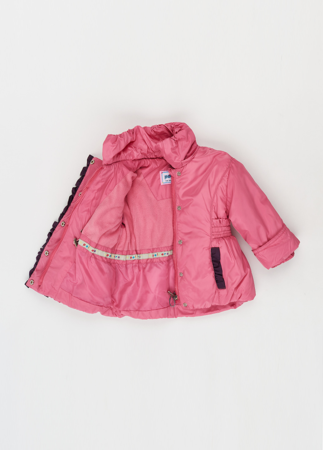 Рожевий демісезонний комплект (куртка, напівкомбінезон) Palhare