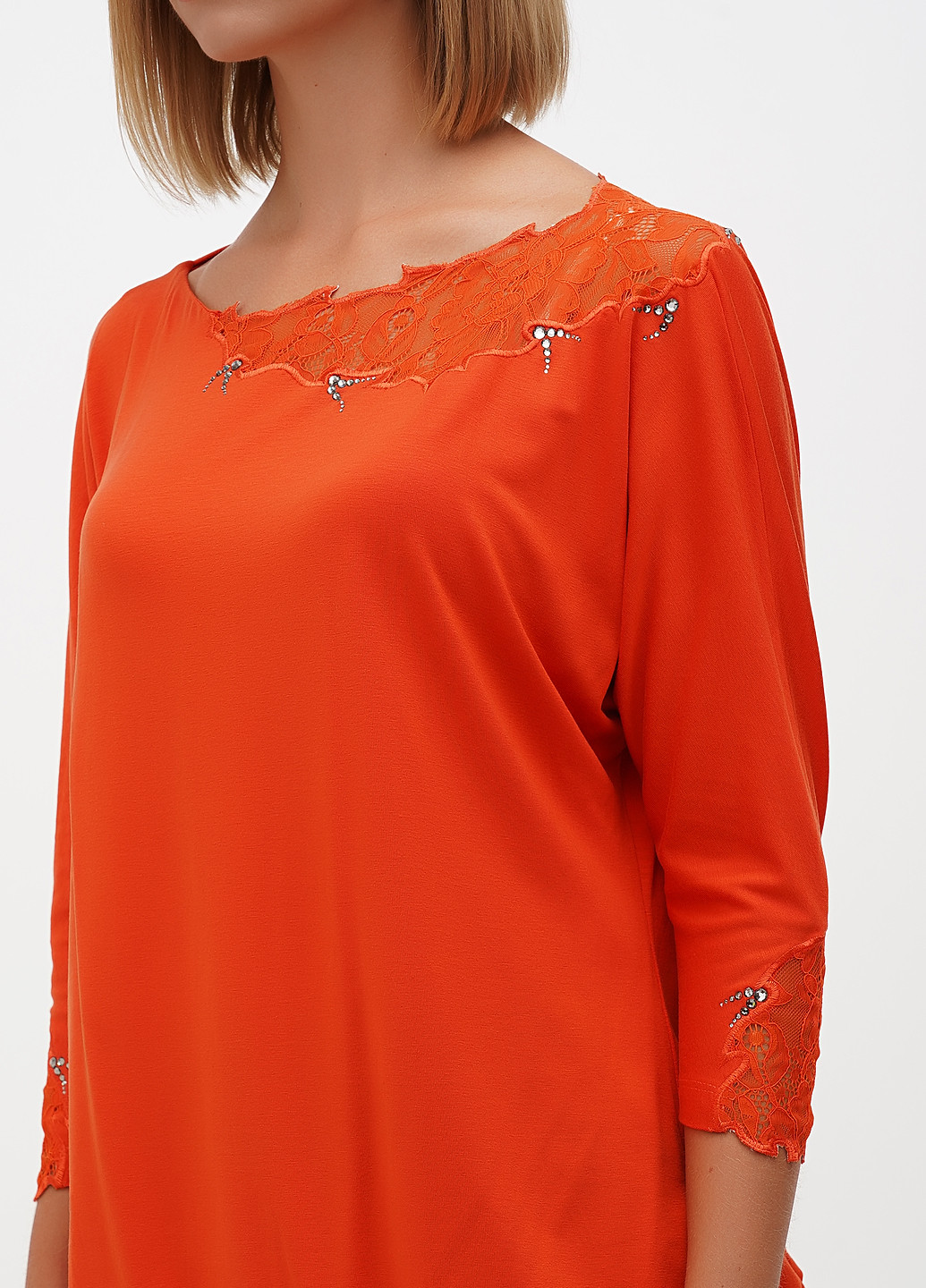 Оранжевая блуза Sassofono