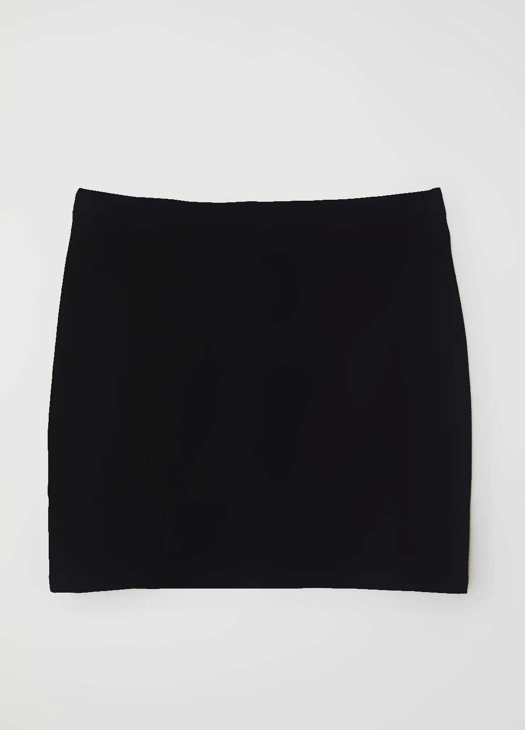 Черная кэжуал однотонная юбка H&M