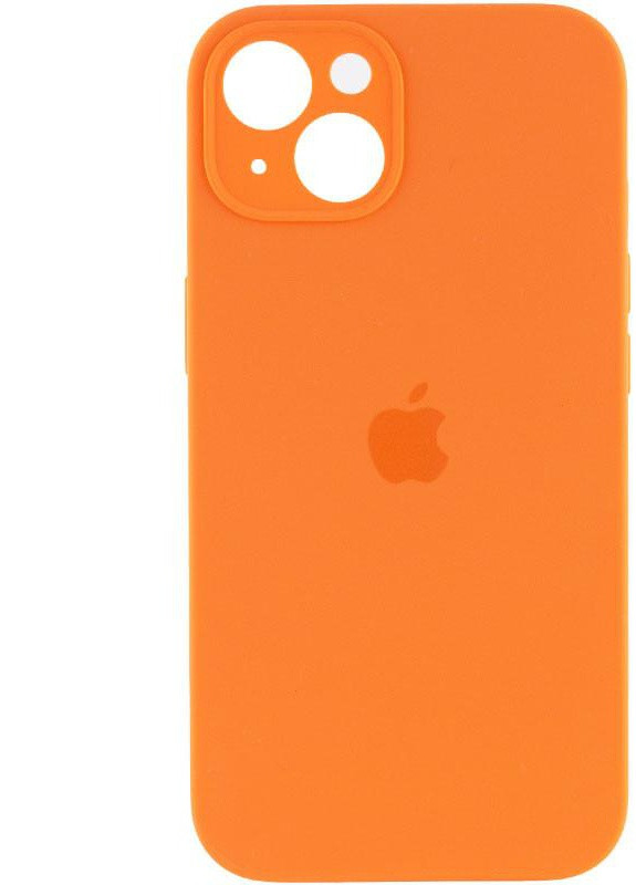 Силіконовый Чохол Накладка Закрита Камера Silicone Case Full Camera Для iPhone 13 Orange No Brand (254091984)