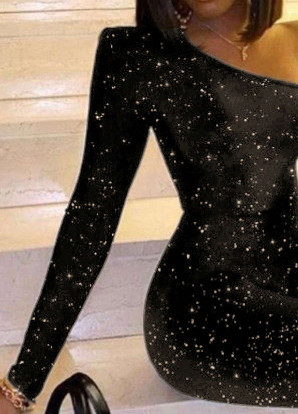 Комбінезон SHEIN комбінезон-брюки однотонний комбінований коктейльний, вечірній поліестер, велюр