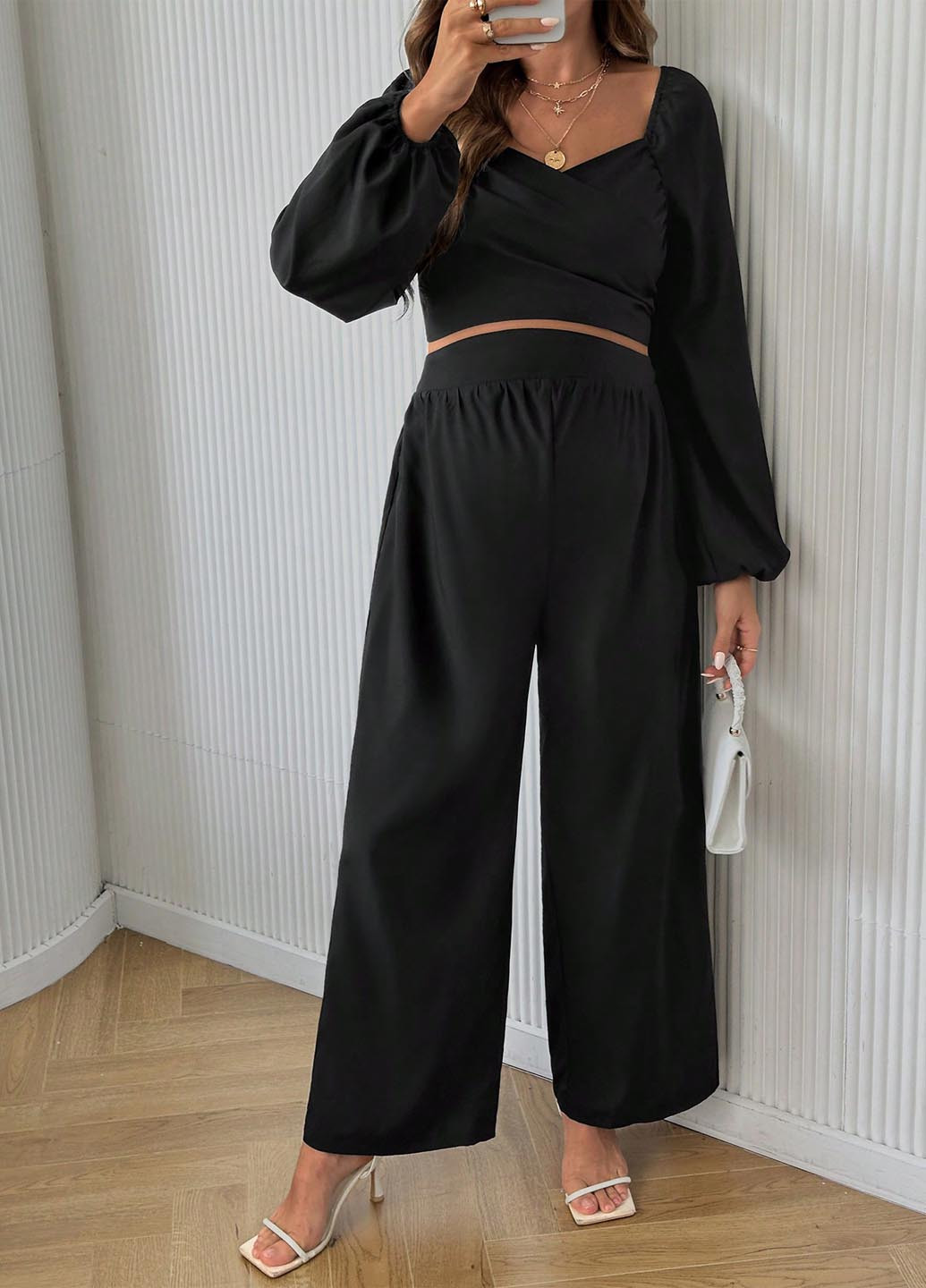 Костюм для беременных (топ, брюки) SHEIN (366071158)