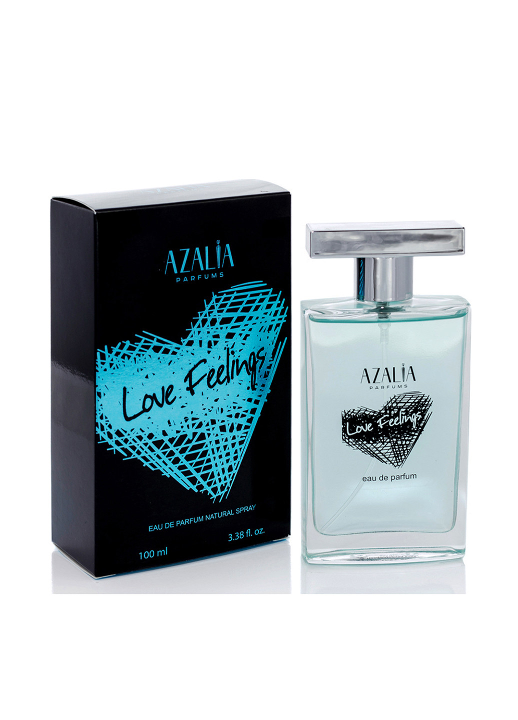 Парфюмированная вода Love Feelings Blue, 100 мл Azalia Parfums (133626287)