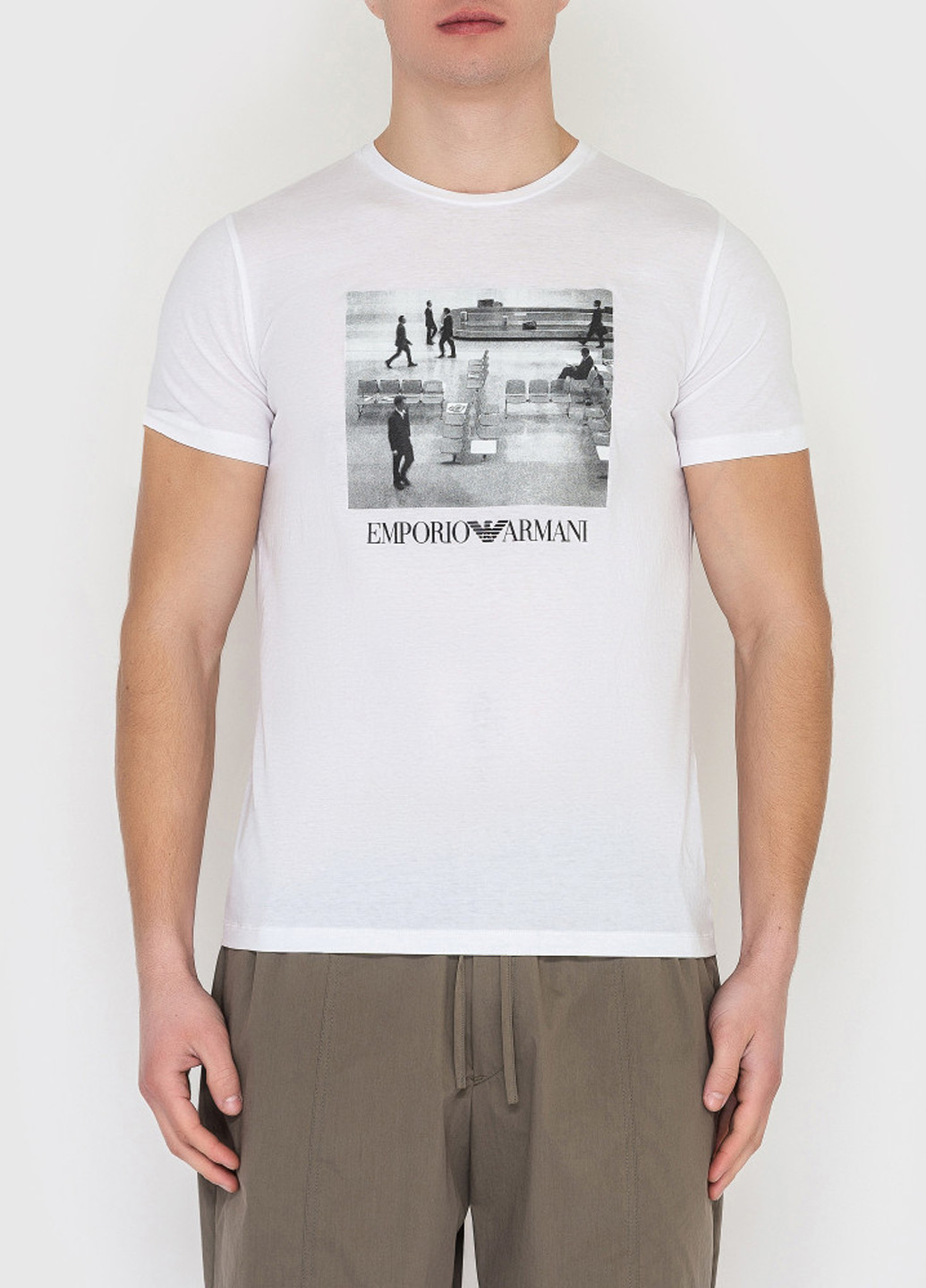 Біла футболка Emporio Armani