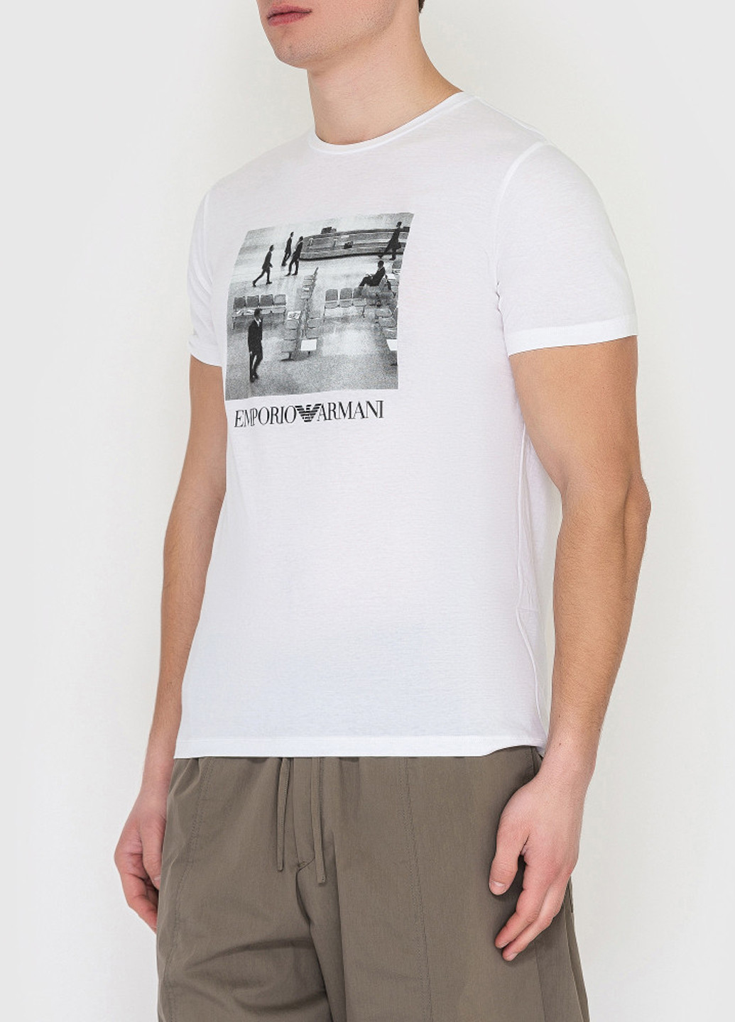 Біла футболка Emporio Armani