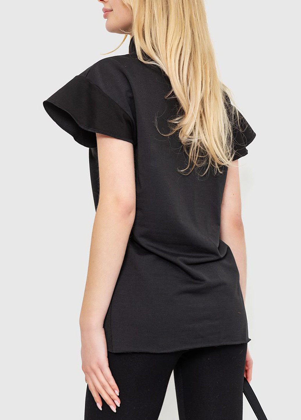 Черная демисезонная блуза Kamomile