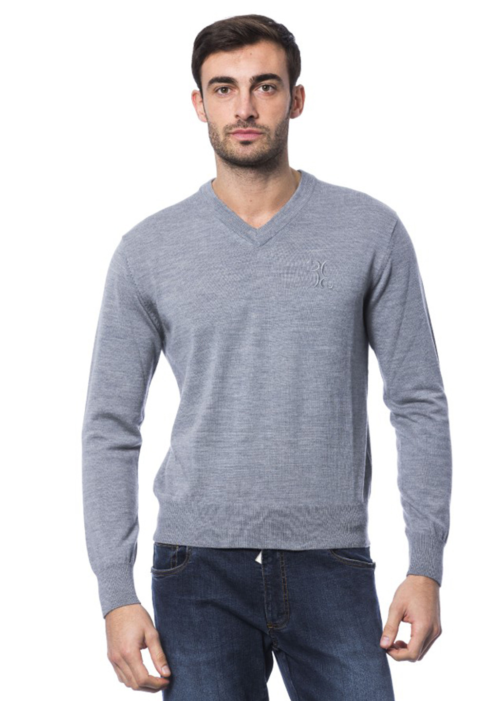 Серый демисезонный пуловер пуловер Billionaire