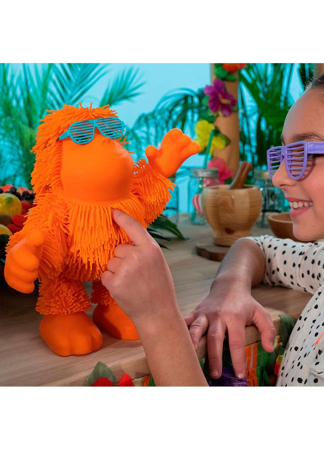 Интерактивная игрушка Танцующий орангутан (оранжевый) (JP008-OR) Jiggly Pup (254071148)