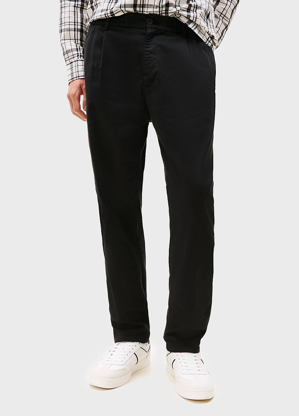 Черные классические, кэжуал демисезонные прямые брюки Tommy Jeans