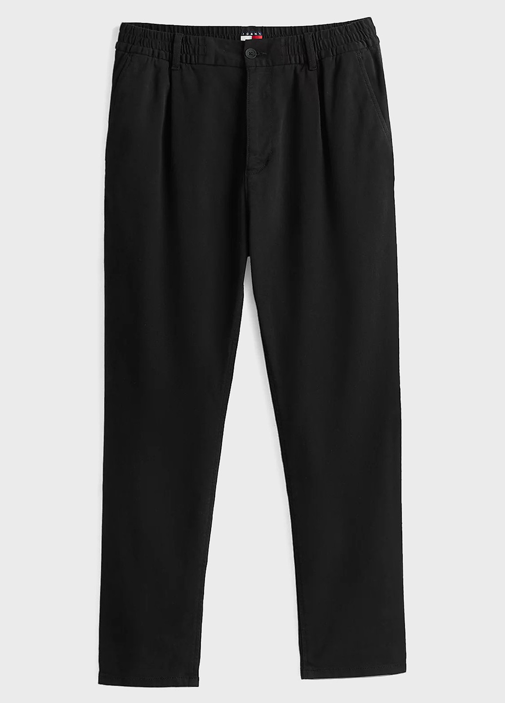 Черные классические, кэжуал демисезонные прямые брюки Tommy Jeans