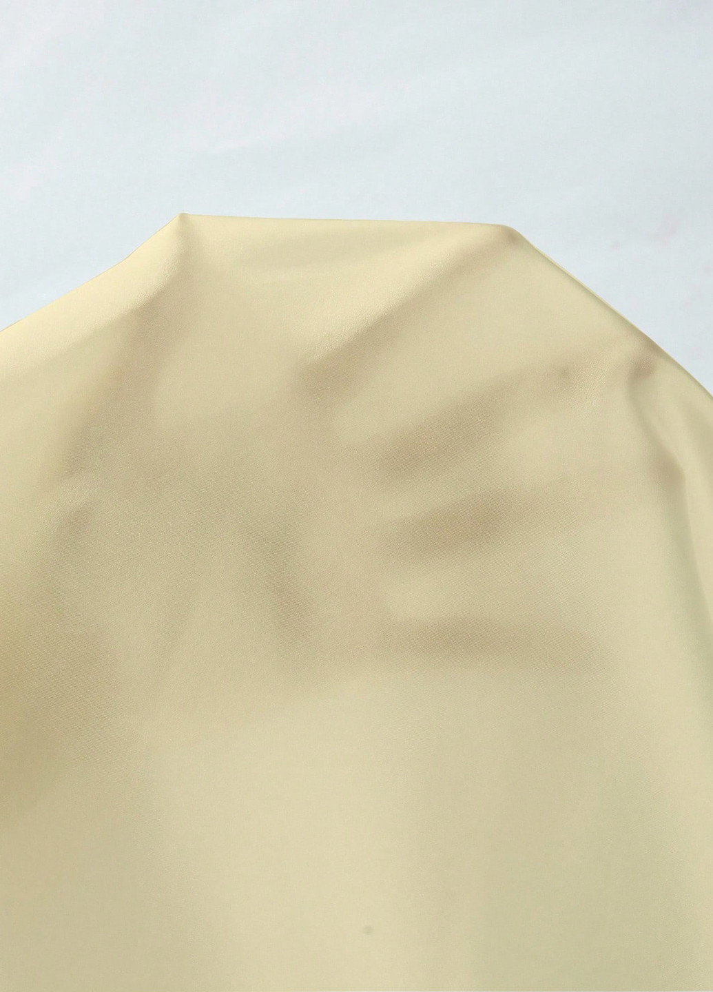 Світло-жовтий святковий сукня з відкритими плечима SHEIN однотонна