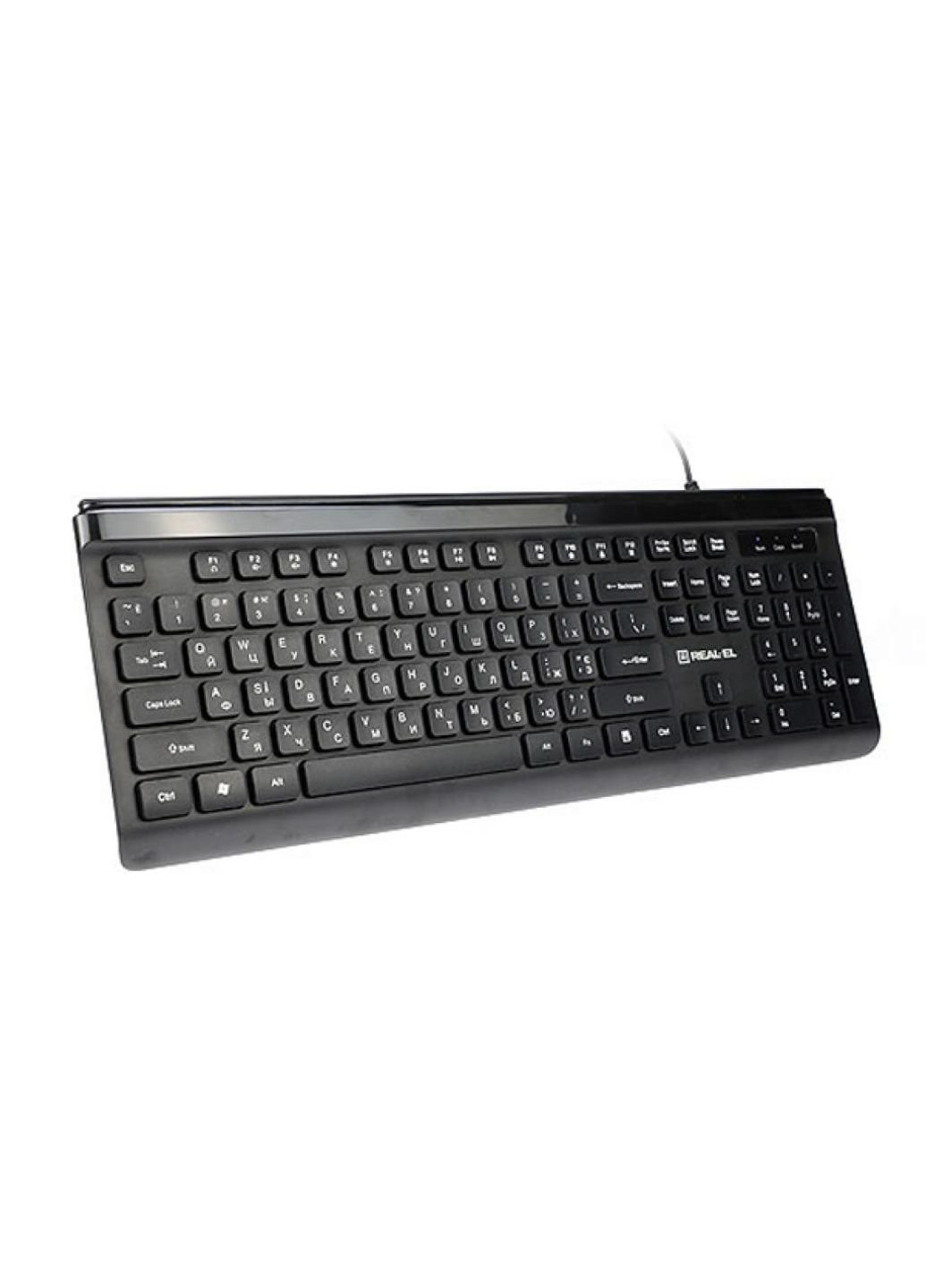 Клавіатура Real-El 7085 comfort black (253547329)