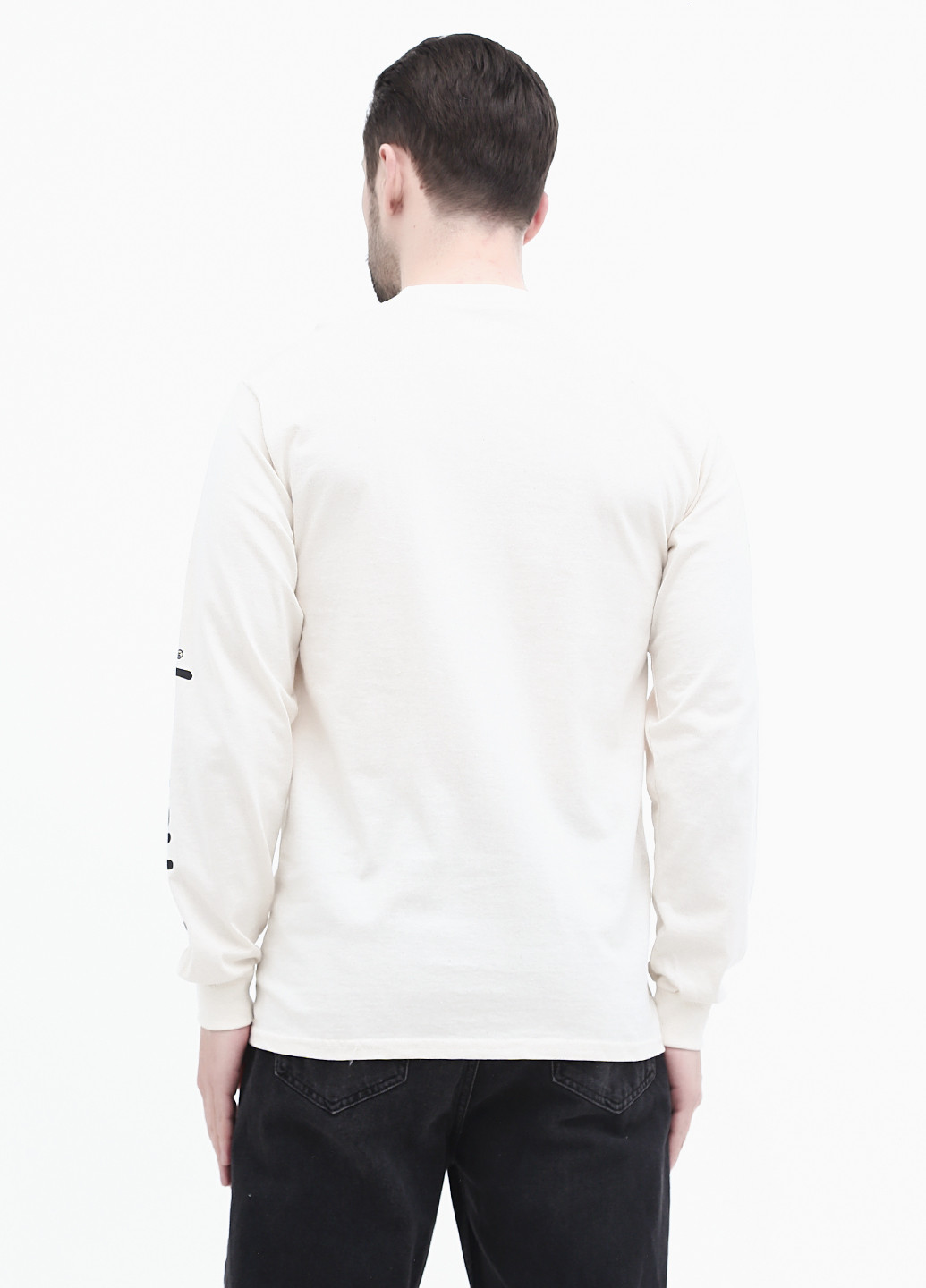 Светло-бежевый демисезонный кэжуал лонгслив Ripple Junction с рисунком