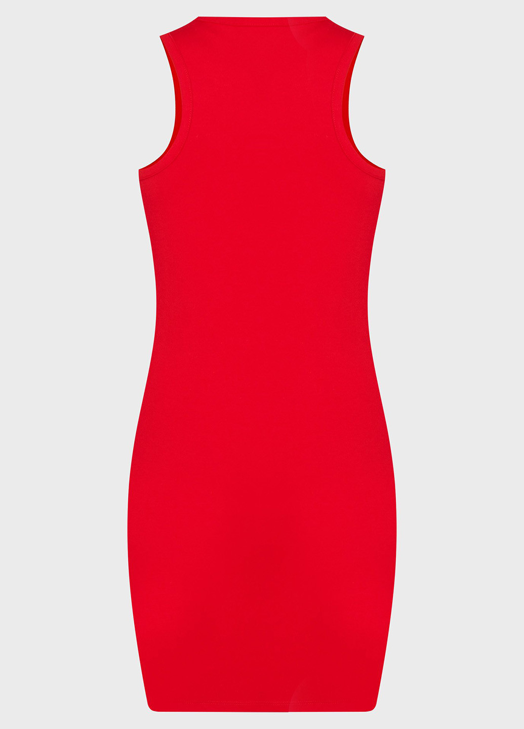 Красное кэжуал платье платье-майка Tommy Jeans с логотипом