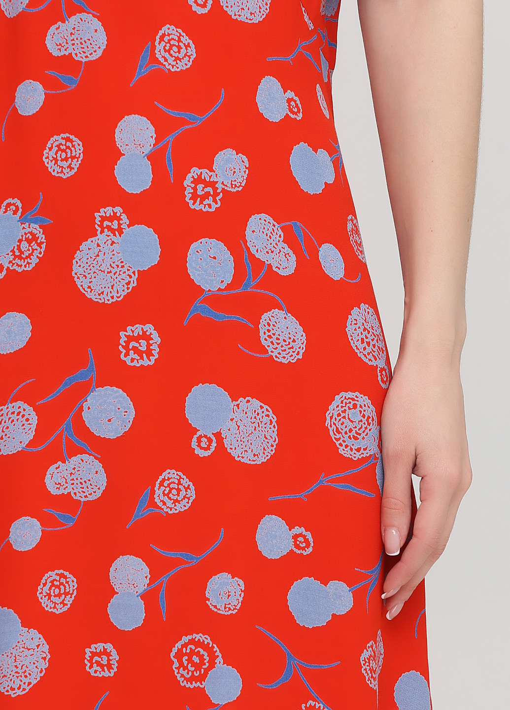 Червона кежуал плаття, сукня H&M з малюнком